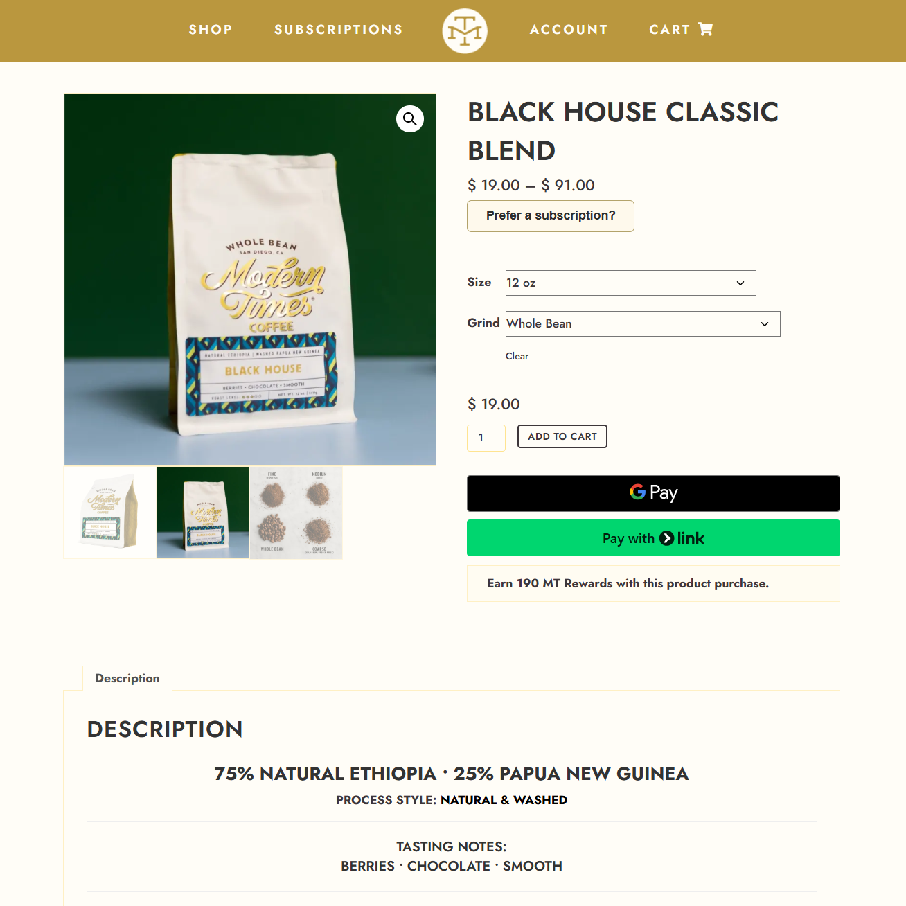 moderntimesmerch.com — site section